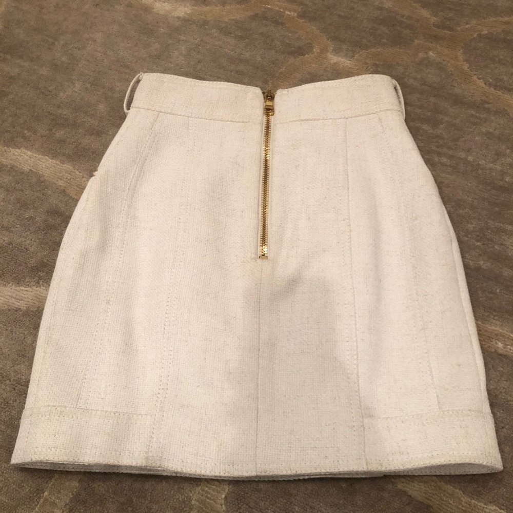 NWOT Balmain Button Front Mini Skirt - Picture 5 of 14